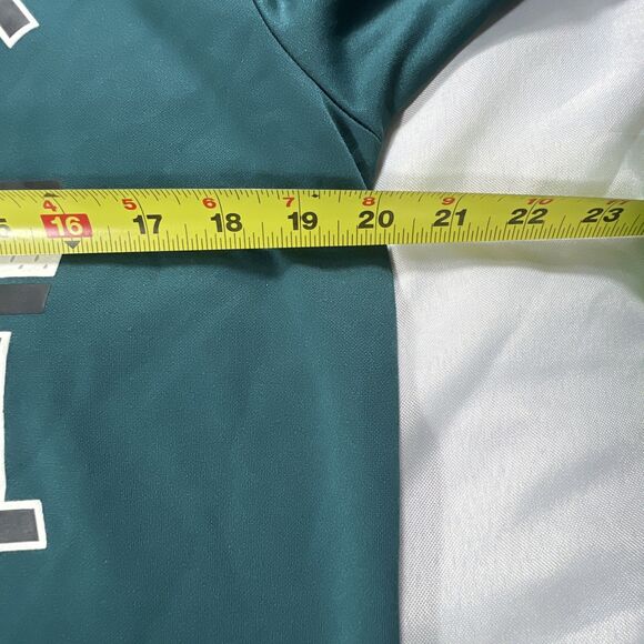 Philadelphia Eagles Football Men's Med Green NFL Team Apparel Hoodie Sweatshirt - Picture 4 of 10
